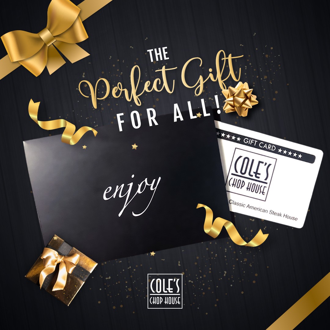 Order Gift Cards Cole's Chop House Classic American Steakhouse